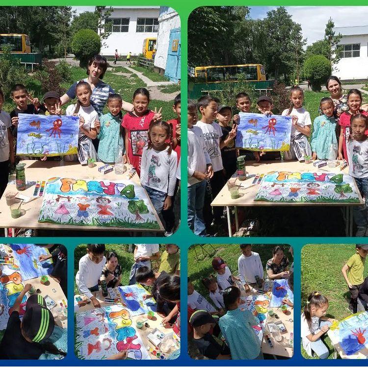 Летний лагерь. "Жазғы көңілді алаң"